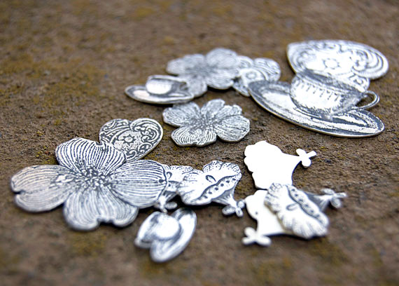 Handmade jewellery pieces. Handmade jewellery pieces.