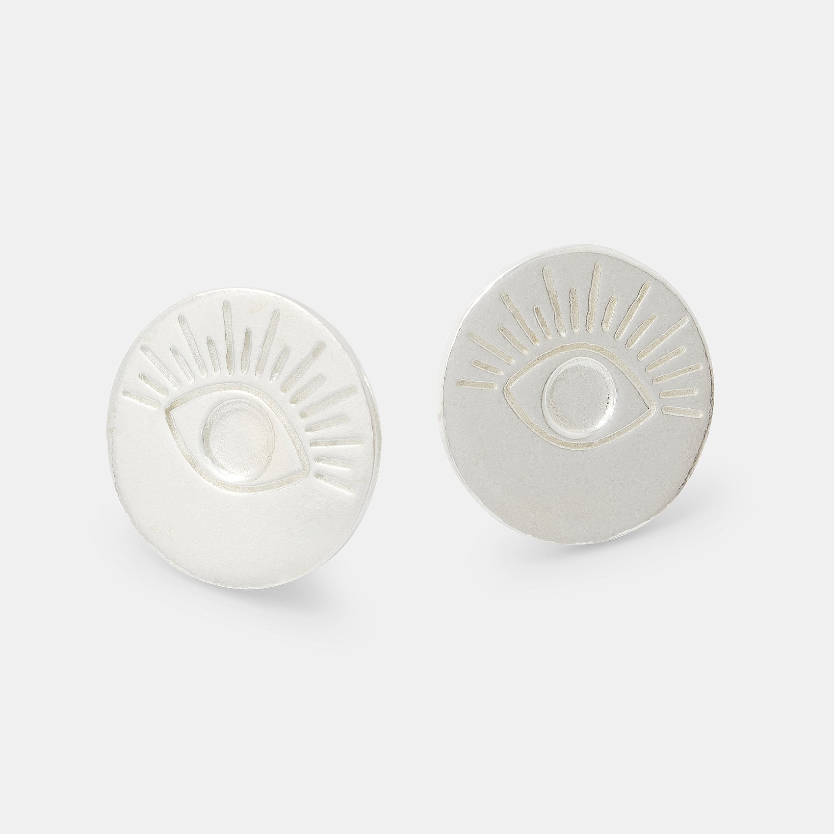 Eye amulet post earrings - Simone Walsh Jewellery Australia