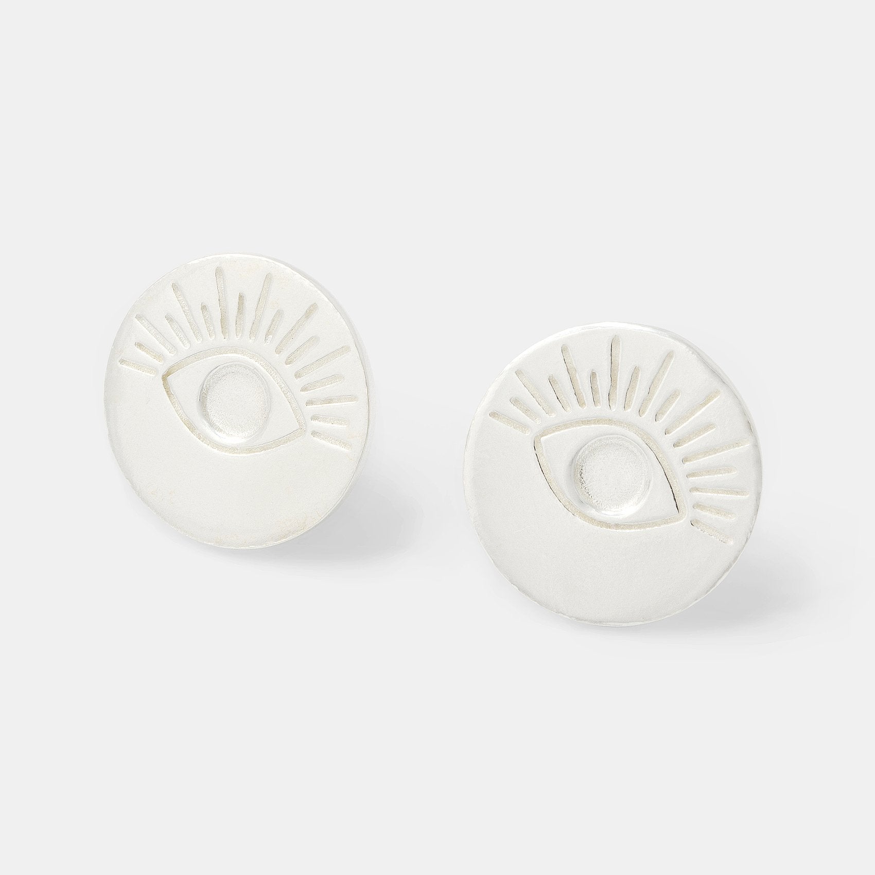 Eye amulet post earrings - Simone Walsh Jewellery Australia