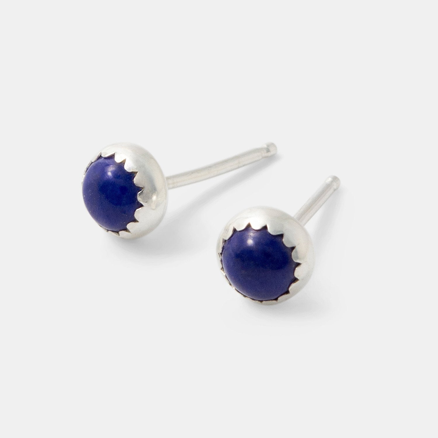 Lapis lazuli stud earrings - Simone Walsh Jewellery Australia