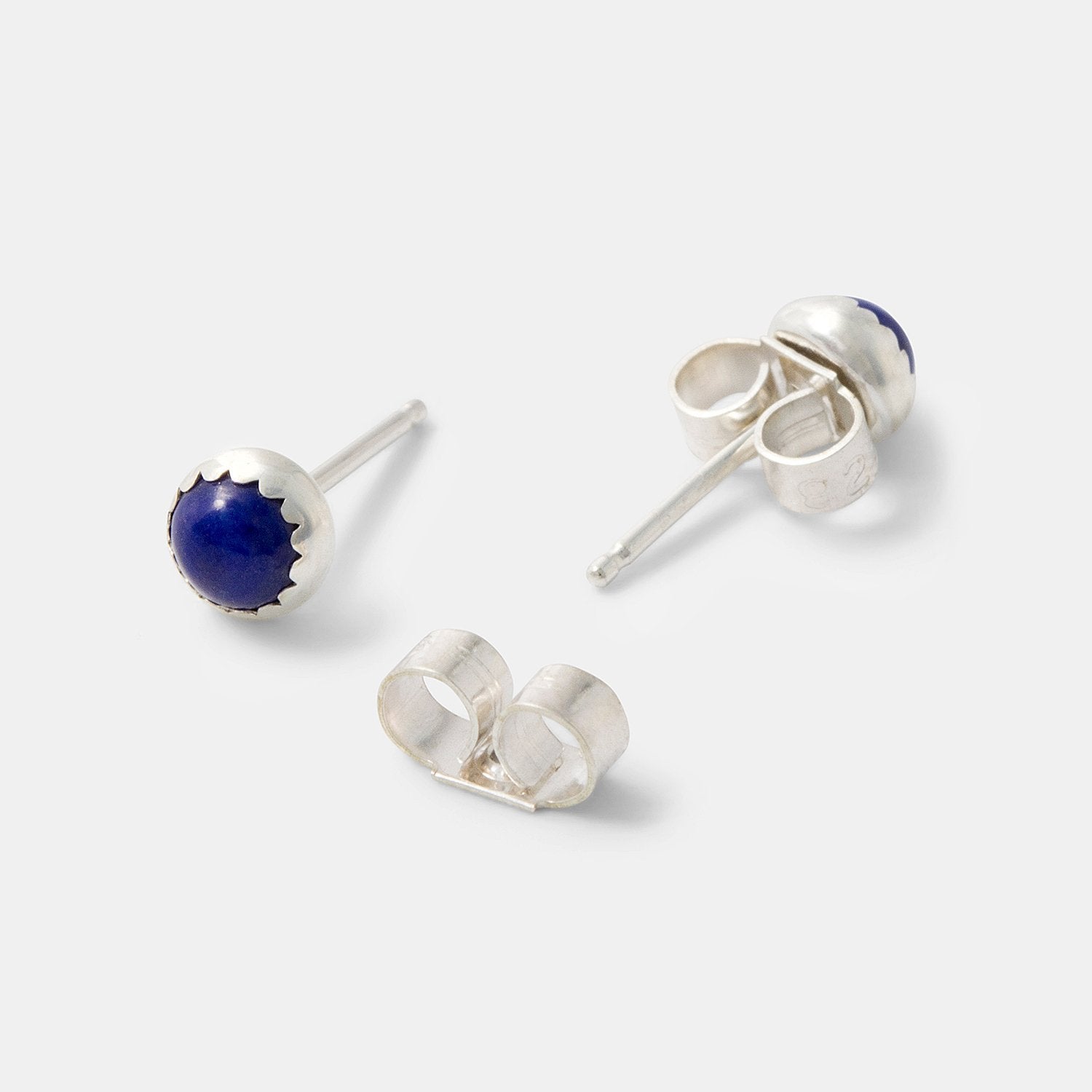 Lapis lazuli stud earrings - Simone Walsh Jewellery Australia