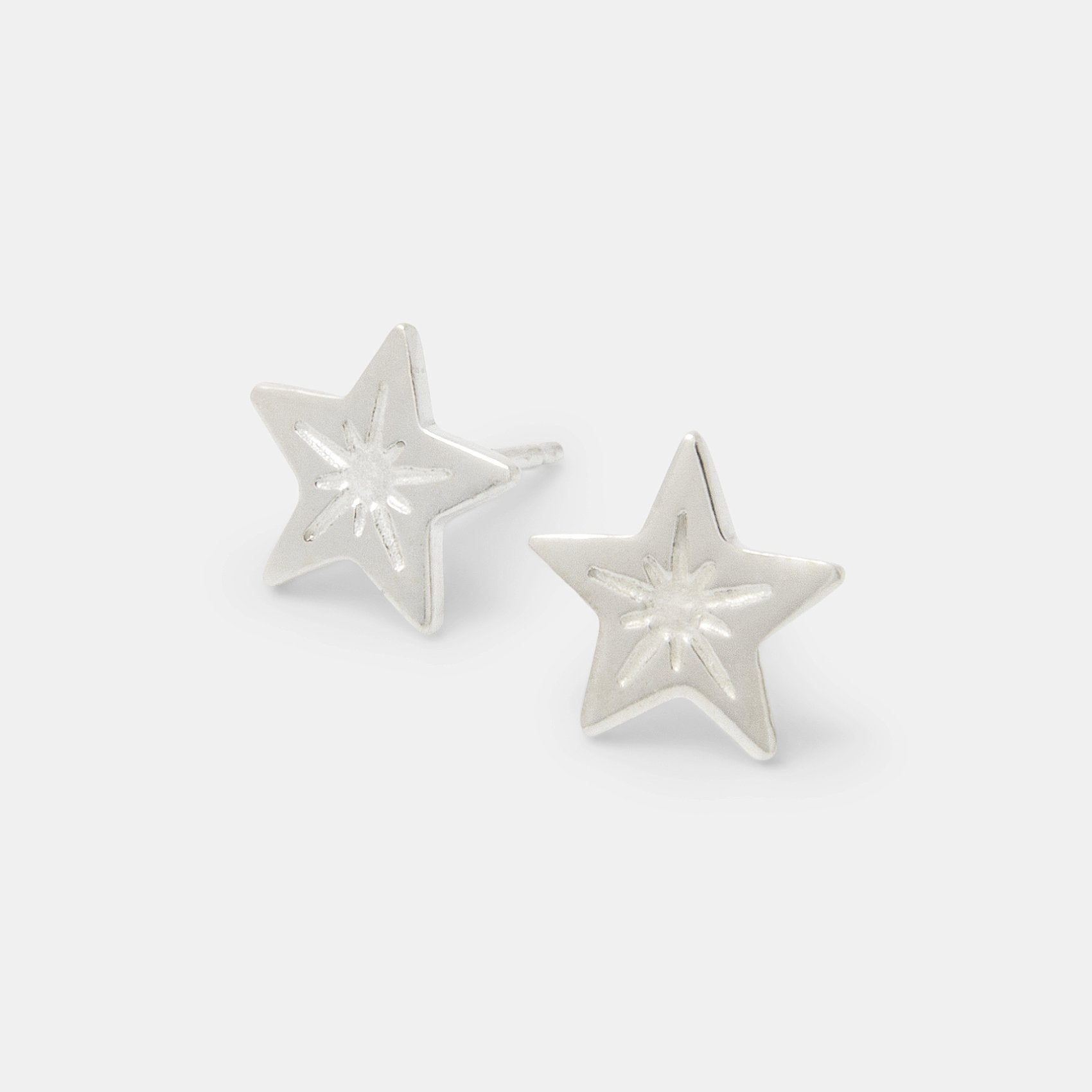 Little star silver stud earrings - Simone Walsh Jewellery Australia