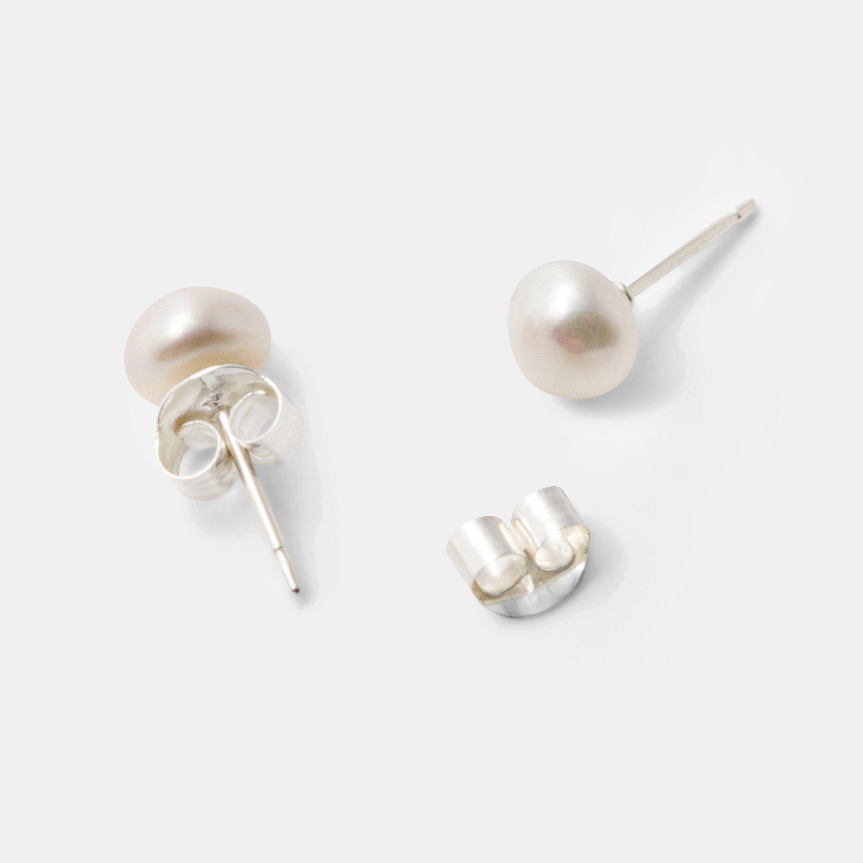 Pearl stud earrings - Simone Walsh Jewellery Australia