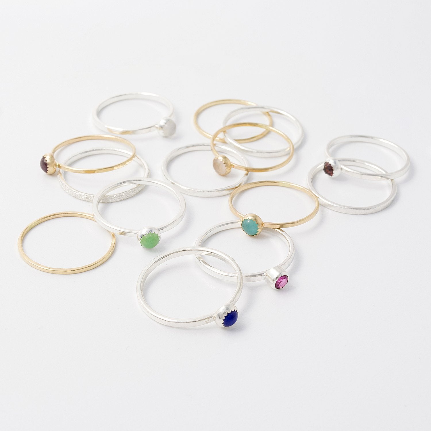 Sapphire stacking ring - Simone Walsh Jewellery Australia