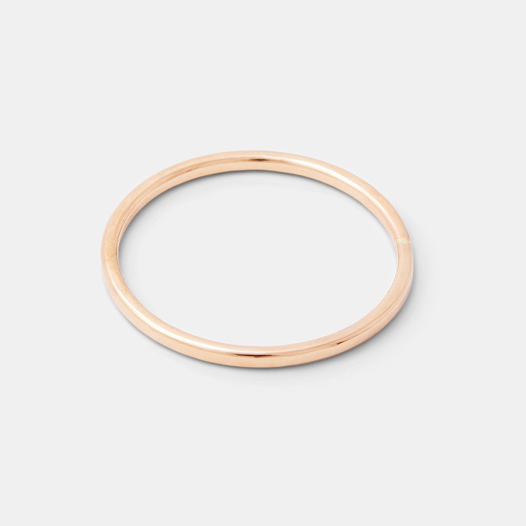 Solid rose gold stacking ring - Simone Walsh Jewellery Australia